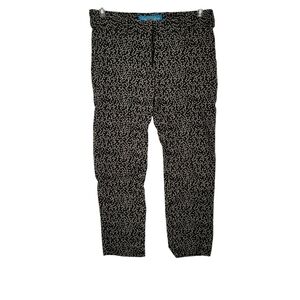 Lizzy Driver Print Capris Black/White sz 8